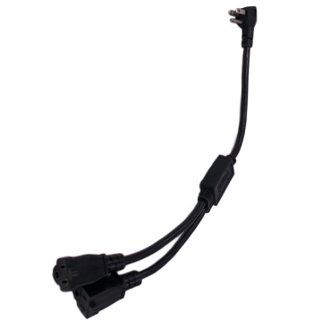3 punta 5-15p a 5-15R Cable de alimentación de divisor Multi de salida múltiple